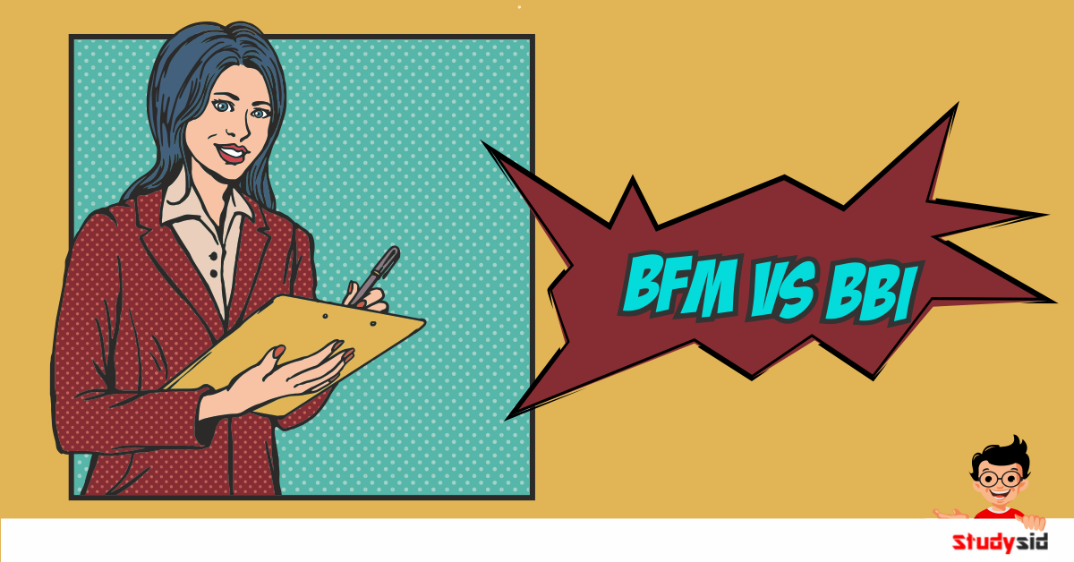 BFM and BBI differences